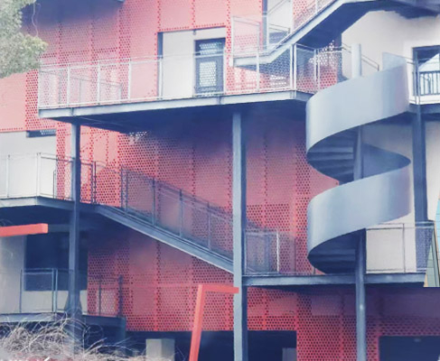 室外钢结构楼梯